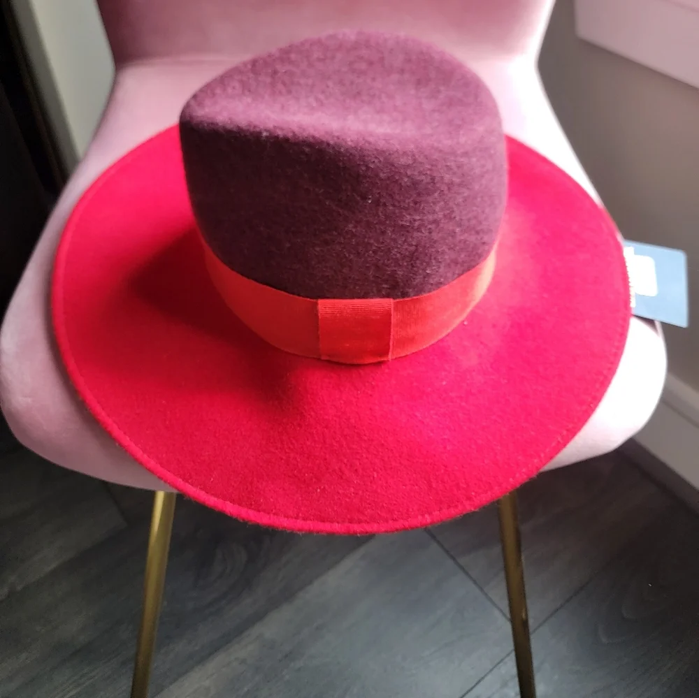 Goorin Bros Red and Purple Women's Hat - Picture 2 of 3